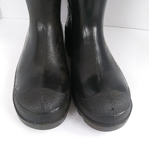 Genfoot Steel Toe Industrial Knee High Rubber Boots 7 Black - Picture 8 of 16